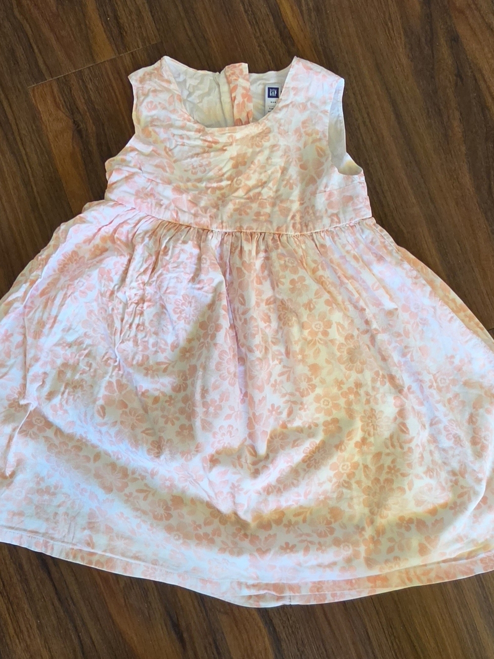 GAP Light Pink Floral Sleeveless Dress